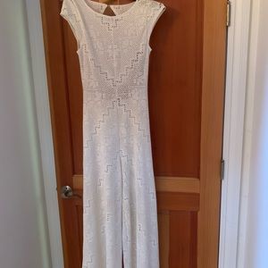 Free People Beach Boho lace-style jumpsuit